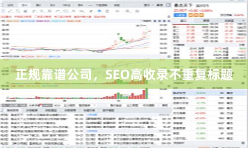 正规靠谱公司，SEO高收录不重复标题